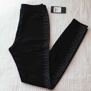 Guess Los Angeles Jet Black Studded Leggings